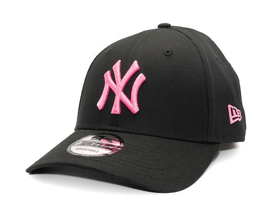 Kšiltovka New Era - 9FORTY MLB Neon - NY Yankees - Black / Pink Glow