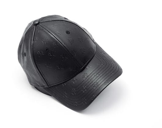 Kšiltovka New Era - 9FORTY Faux Leather Monogram - NY Yankees - Black