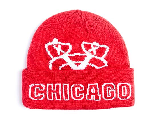 Kulich Mitchell & Ness - K.O. Knit  - Chicago Blackhawks - Red