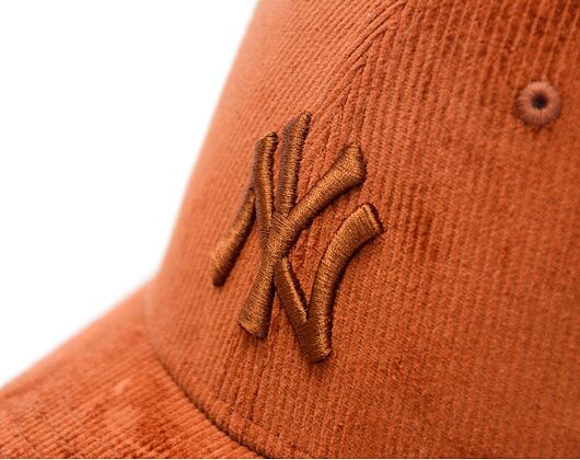 Kšiltovka New Era - 9FORTY MLB Cord - NY Yankees - Brown