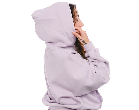 Dámská Mikina Karl Kani Woven Signature Glitter OS Hoodie lilac