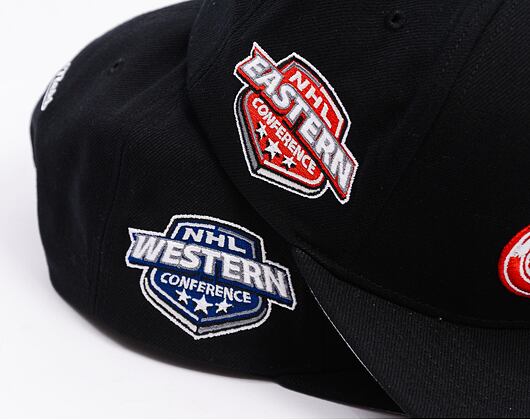 Kšiltovka Mitchell & Ness - Conference Patch Snapback - Detroit Red Wings - Black