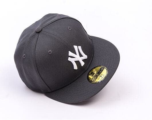 New Era 59FIFTY MLB Basic New York Yankees Fitted Graphite / White Cap