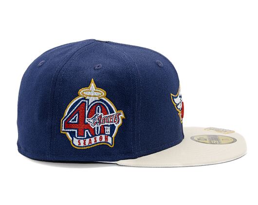 Kšiltovka New Era - MLB Visor Clip 59FIFTY - Anaheim Angels - Light Navy / Cream