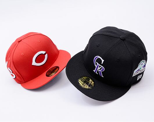 Kšiltovka New Era - MLB Image Drop - All Over Print 59FIFTY - Colorado Rockies - Black