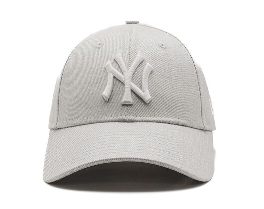 Dámská Kšiltovka New Era - MLB Metallic Denim 9FORTY - NY Yankees - Silver / White