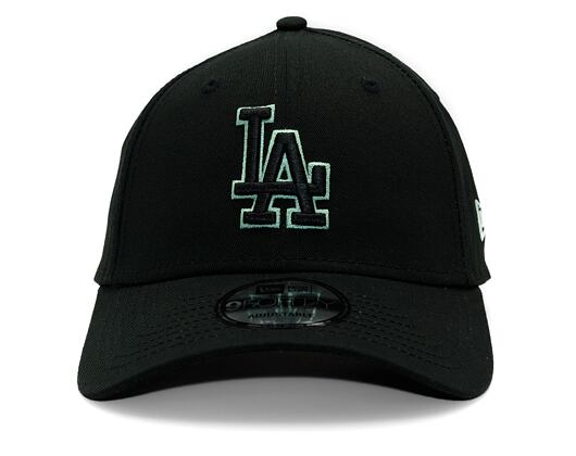 Kšiltovka New Era - MLB Team Outline 9FORTY - LA Dodgers - Black / Mint Green