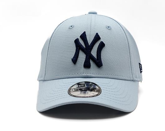 Dětská Kšiltovka New Era - MLB Metallic 9FORTY - NY Yankees - Pastel Blue