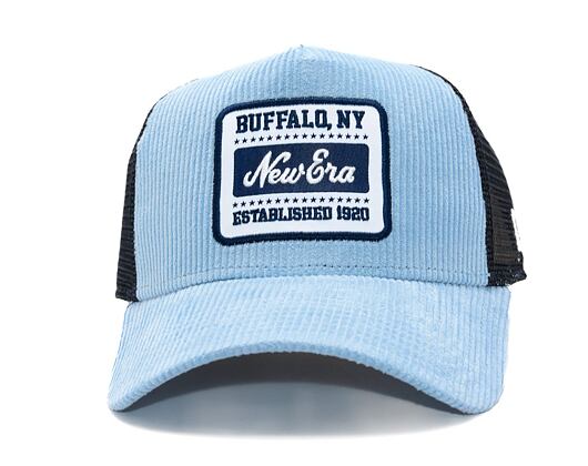 Kšiltovka New Era - Patch Cord 9FORTY Trucker - Pastel Blue / Navy