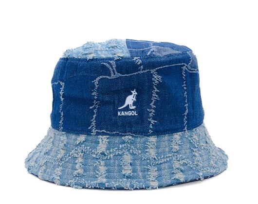 Klobouk Kangol - Denim Mashup Bucket - Medium Blue