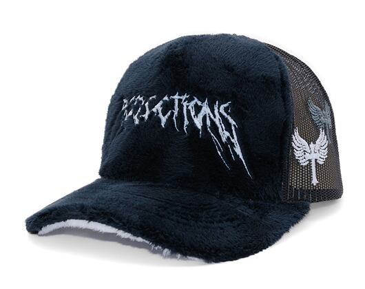 Kšiltovka Reflection Luxury Fuzzy Trucker - Black Midnight Contrast