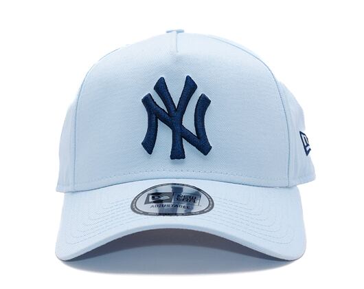 Kšiltovka New Era - MLB Essential 9FORTY A-Frame - NY Yankees - Pastel Blue / Navy