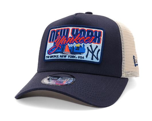 Kšiltovka New Era - MLB City Patch 9FORTY Trucker - NY Yankees - Navy