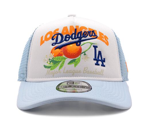 Kšiltovka New Era - MLB Fruit Graphic 9FORTY Trucker - LA Dodgers - Pastel Blue