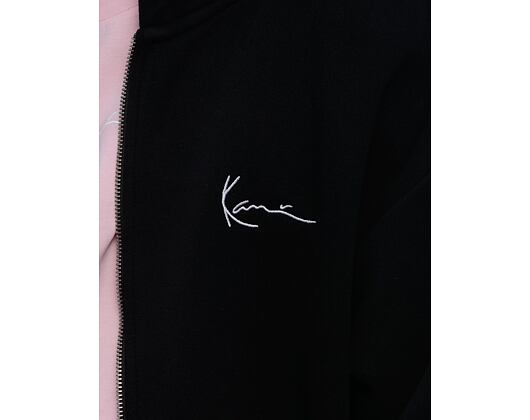 Mikina Karl Kani Chest Signature Essential OS Zip Hoodie black