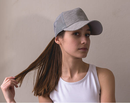 New Era Jersey Trucker 9FORTY Grey Snapback Womens Cap