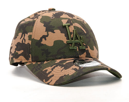 New Era Seasonal Camo Los Angeles Dodgers 9FORTY Woodland Camo Strapback Cap