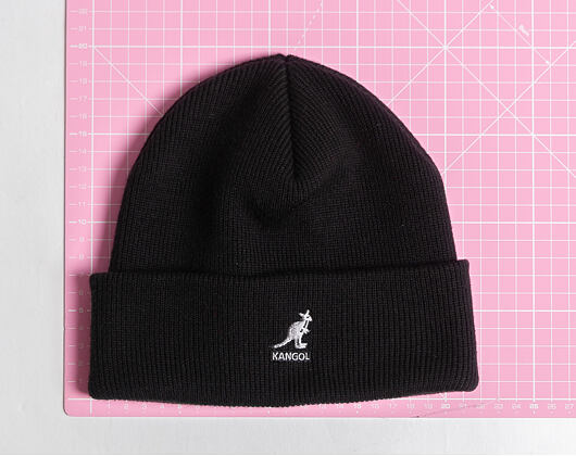 Kangol Acrylic Pull-On Black/White Winter Beanie