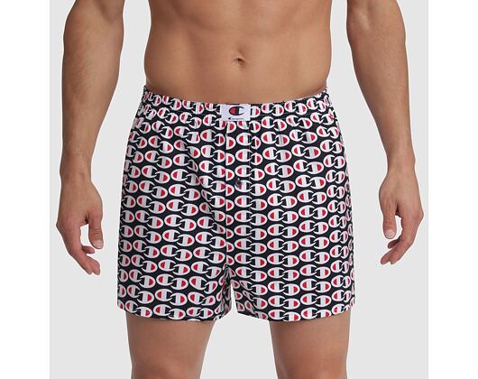 Champion Loose Boxer Premium C Navy Print Briefs