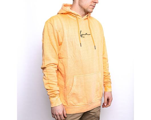 Karl Kani 6028802 KK Small Signature Washed Hoodie Light Orange KM214-075-1 Hoody