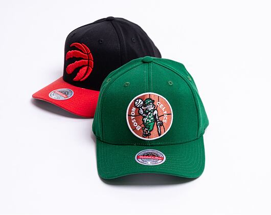 Mitchell & Ness Boston Celtics Team Ground Stretch Snapback Celtics HWC Kelly Green Cap