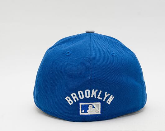 New Era 59FIFTY Low Profile MLB Cooperstown Brooklyn Dodgers Fitted Bright Royal / Grey Cap