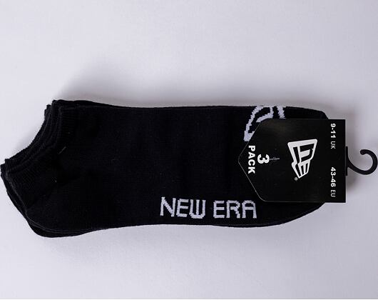 New Era Flag Sneaker 3Pack Black Socks