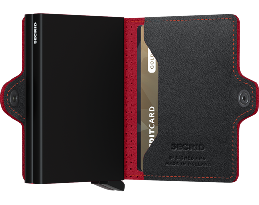 Secrid Perforated Black-Red Wallet