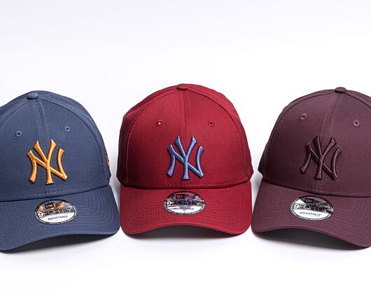 New Era 9FORTY MLB League Essential 9forty New York Yankees Royal/Orange Cap