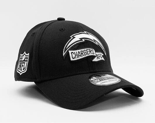 New Era 39THIRTY NFL22 Sideline Los Angeles Chargers Black / White Cap