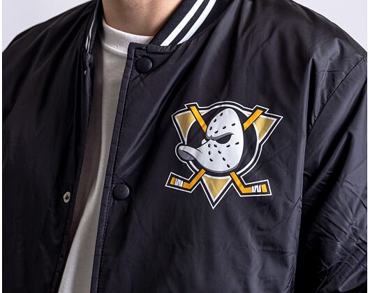 '47 Brand NHL Anaheim Ducks Core Poly Fill '47 Drift Track Jacket Jet Black