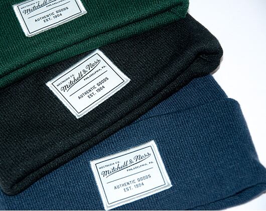 Mitchell & Ness TROTTER KNIT Branded Navy Winter Beanie