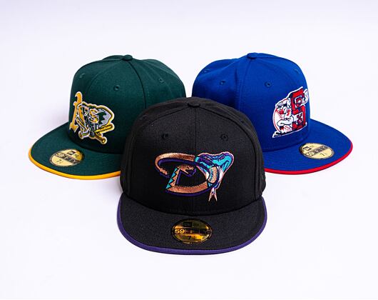 New Era 59FIFTY MLB Team Color Split 5 Arizona Diamondbacks Black Cap