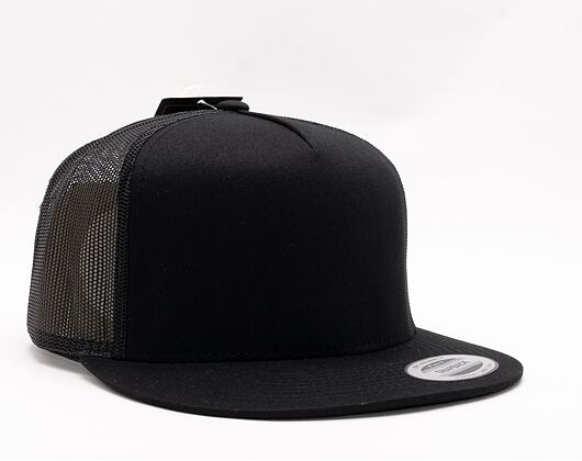 Yupoong 6006 Classic Trucker Black Cap