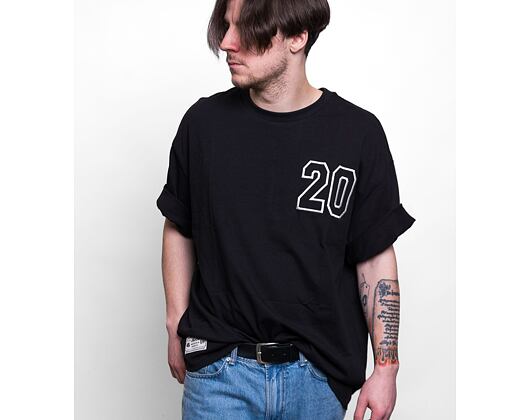 New Era Contemporary Oversized Tee Black / Off White T-Shirt