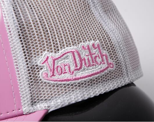 Von Dutch Trucker Ody Imi Patent Pink/White Cap