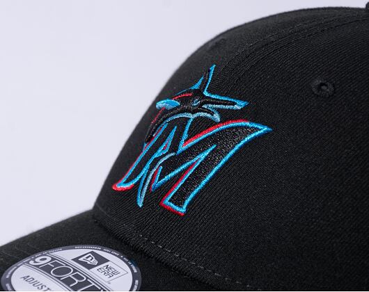 New Era 9FORTY MLB The League 19 Miami Marlins Strapback Game Logo Cap