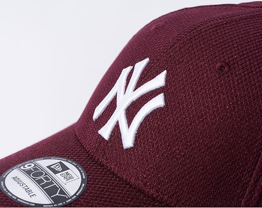 New Era 9FORTY MLB Diamond era  New York Yankees Maroon / White Cap