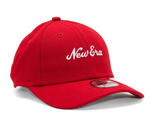 New Era 9FORTY Kids Script  Scarlet Cap