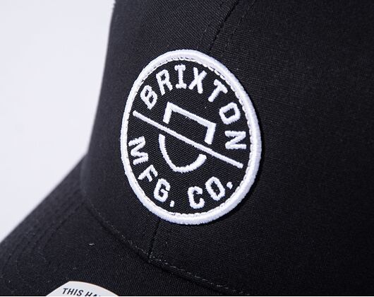 Kšiltovka Brixton Crest X MP Mesh Cap - Black/Black