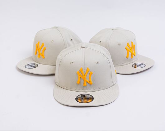 Dětská Kšiltovka New Era 9FIFTY Kids MLB League Essential New York Yankees Stone / Papaya