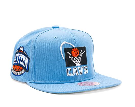 Kšiltovka Mitchell & Ness NBA Conference Patch Snapback Hwc Cleveland Cavaliers Light Blue