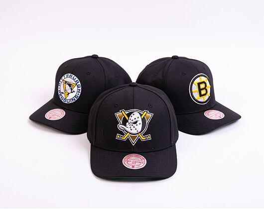 Kšiltovka Mitchell & Ness - Team Ground 2.0 Pro Snapback - Anaheim Ducks - Black