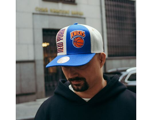 Kšiltovka Mitchell & Ness NBA Pop Panel Snapback Hwc New York Knicks Off White / Navy