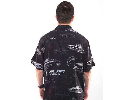 Košile HUF Drop Top Resort Shirt bu00181-black