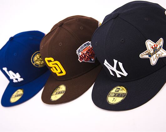 Kšiltovka New Era 59FIFTY MLB Coops Multi Patch San Diego Padres Team Color / Gold