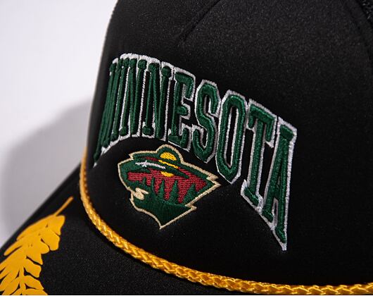 Kšiltovka Mitchell & Ness Nhl Gold Leaf Trucker Wild Black