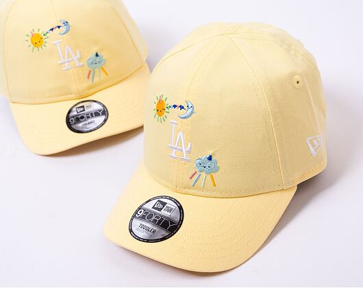 Dětská Kšiltovka New Era 9FORTY Kids MLB Starry Los Angeles Dodgers Soft Yellow