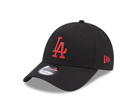 Kšiltovka New Era 9FORTY MLB League Essential Los Angeles Dodgers Black / Cardinal