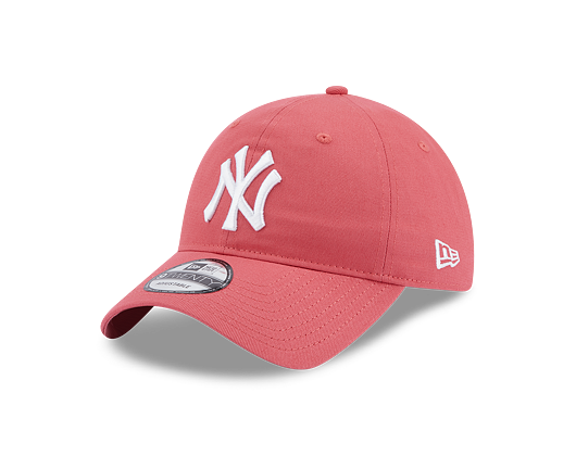 Kšiltovka New Era 9TWENTY MLB League Essential New York Yankees Litmus Pink / Optic White